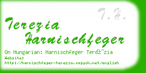 terezia harnischfeger business card